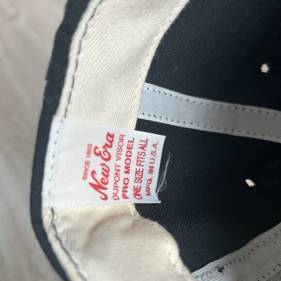 Vintage New Era Hickory Crawdads Hat Snapback MLB Baseball MiLB Blue Wool USA - Picture 4 of 9